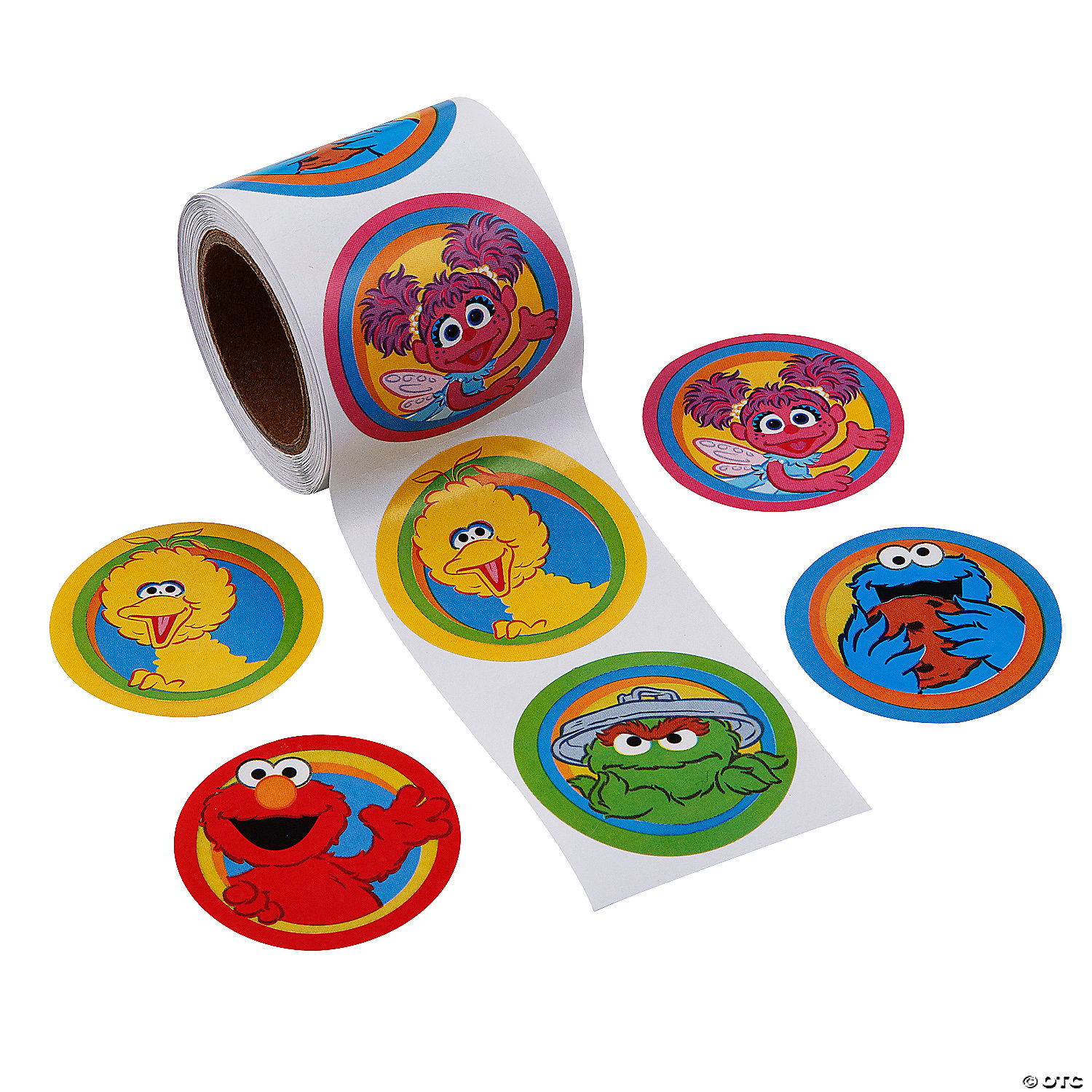 Sesame Street Character Stickers - 100 Pack